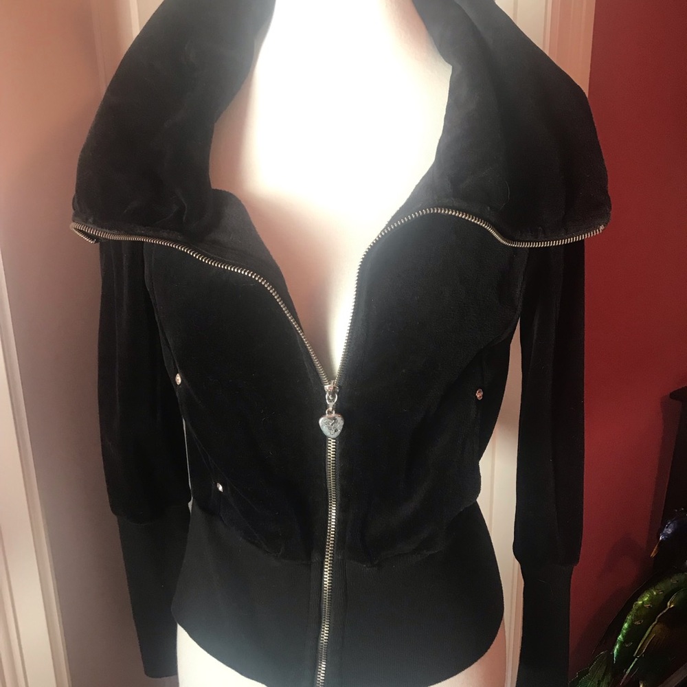 Twisted Heart America hoodie rhinestone Med